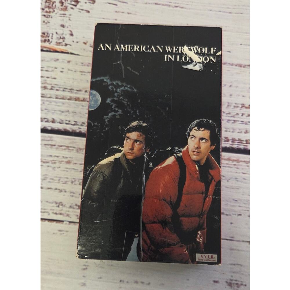 An American Werewolf in London VHS Tape Horror Movie Vintage